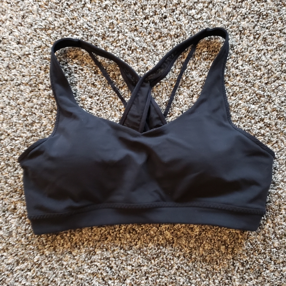 Athleta black sports bra